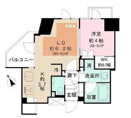 シャリエ御茶ノ水 7階 間取り図