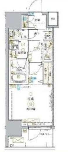 KDXレジデンス池袋ウエスト 705 間取り図