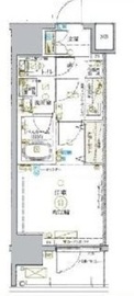 KDXレジデンス池袋ウエスト 705 間取り図