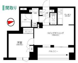 アトラス白金台レジデンス 8階 間取り図