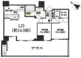 パークホームズ南大塚 1階 間取り図