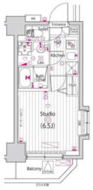 ガーラ・シティ横浜反町 3階 間取り図