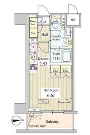 ワセダアパートメント 202 間取り図