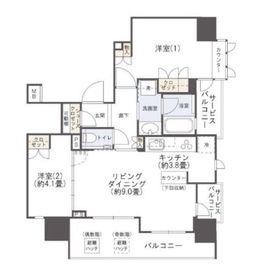 グランリビオ表参道 5階 間取り図