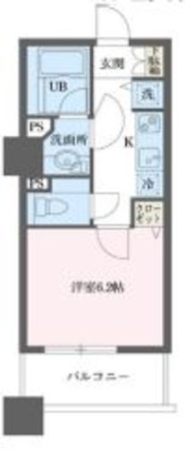 ドゥーエ横浜駅前 1009 間取り図
