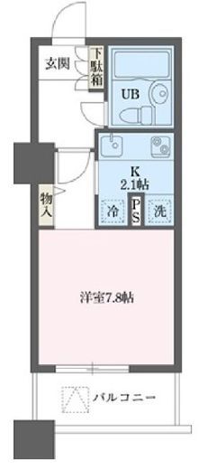 ドゥーエ横浜駅前 311 間取り図