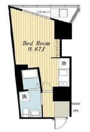 Weave Place Ueno South (ウィーヴプレイス上野サウス) 1301 間取り図
