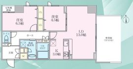 WILESTA 307 間取り図