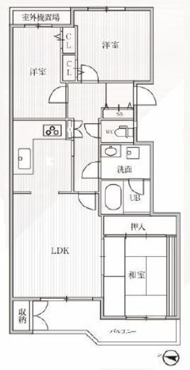 T's garden横浜反町 309 間取り図