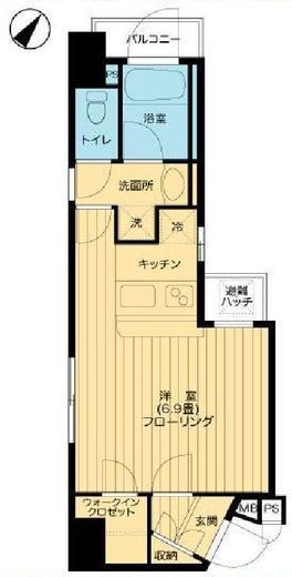 グランドパーク渋谷ブランシェ 11階 間取り図