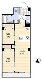 マンション西目黒苑 2階 間取り図