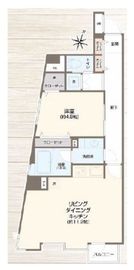 グランドメゾン一番町 3階 間取り図