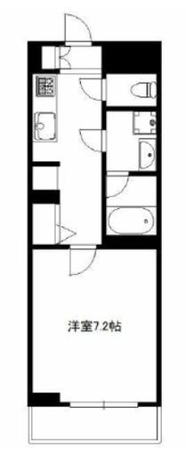 クレストコート綾瀬 206 間取り図