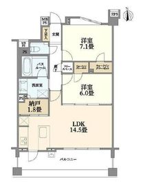 ライオンズ日吉アーティスフォート 7階 間取り図