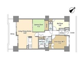 アマックス横浜 5階 間取り図