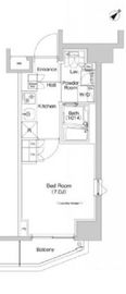 プラウドフラット登戸 1001 間取り図