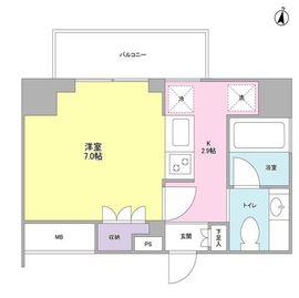 プレディアスタイル池上南WEST 210 間取り図