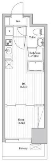 アーバンパーク日暮里 1101 間取り図