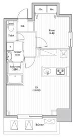 アーバンパーク日暮里 203 間取り図