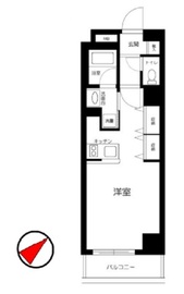コスモグレイス新宿 3階 間取り図