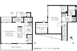 ASTILE目黒不動前 (アスティーレ目黒不動前) 401 間取り図