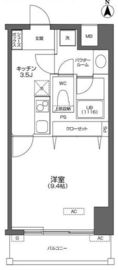 プライムアーバン千住 703 間取り図