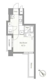 ジョイシティ蔵前 1201 間取り図