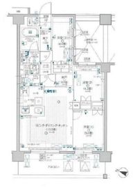 パレステージ茅ヶ崎Ⅱ 4階 間取り図