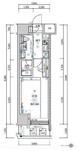 アルテシモラート 10階 間取り図