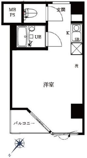 インペリアル赤坂フォーラム 2階 間取り図
