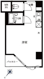インペリアル赤坂フォーラム 2階 間取り図