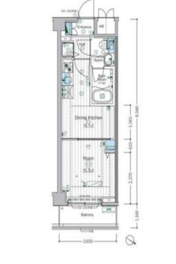 MAXIV宮崎台 (マキシヴ宮崎台) 1階 間取り図