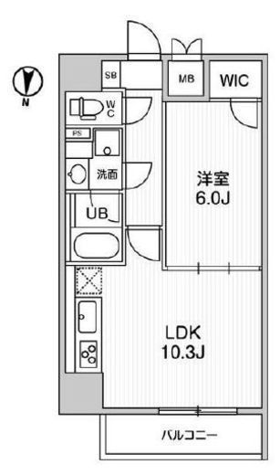 レオーネ南千住Ⅱ 1105 間取り図