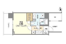 ブランズタワー大船 6階 間取り図