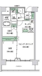 スタイリオ梶が谷 506 間取り図