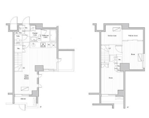 レジデンス桜新町ガーデン 106 間取り図