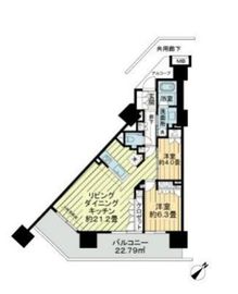 プラウドシティ方南町 7階 間取り図