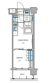 ルフォンプログレ押上EAST 703 間取り図