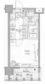 イクサージュ目黒 7階 間取り図