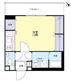 グロースメゾン新横浜 406 間取り図