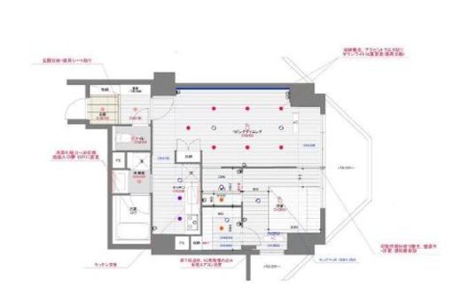 ドゥーエ東池袋 502 間取り図