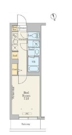 クレストコート綾瀬 406 間取り図