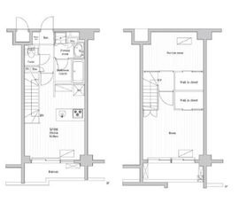レジデンス桜新町ガーデン 102 間取り図