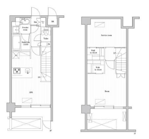 レジデンス桜新町ガーデン 111 間取り図