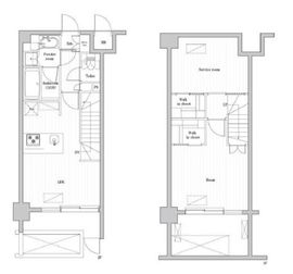 レジデンス桜新町ガーデン 111 間取り図