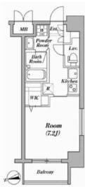 レジデンス清澄白河 601 間取り図