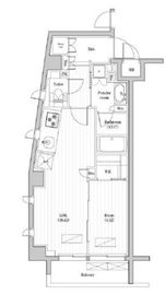 レジデンス桜新町ガーデン 207 間取り図