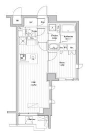 レジデンス桜新町ガーデン 306 間取り図