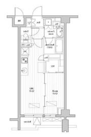 レジデンス桜新町ガーデン 304 間取り図
