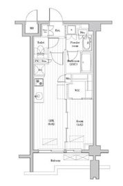 レジデンス桜新町ガーデン 202 間取り図